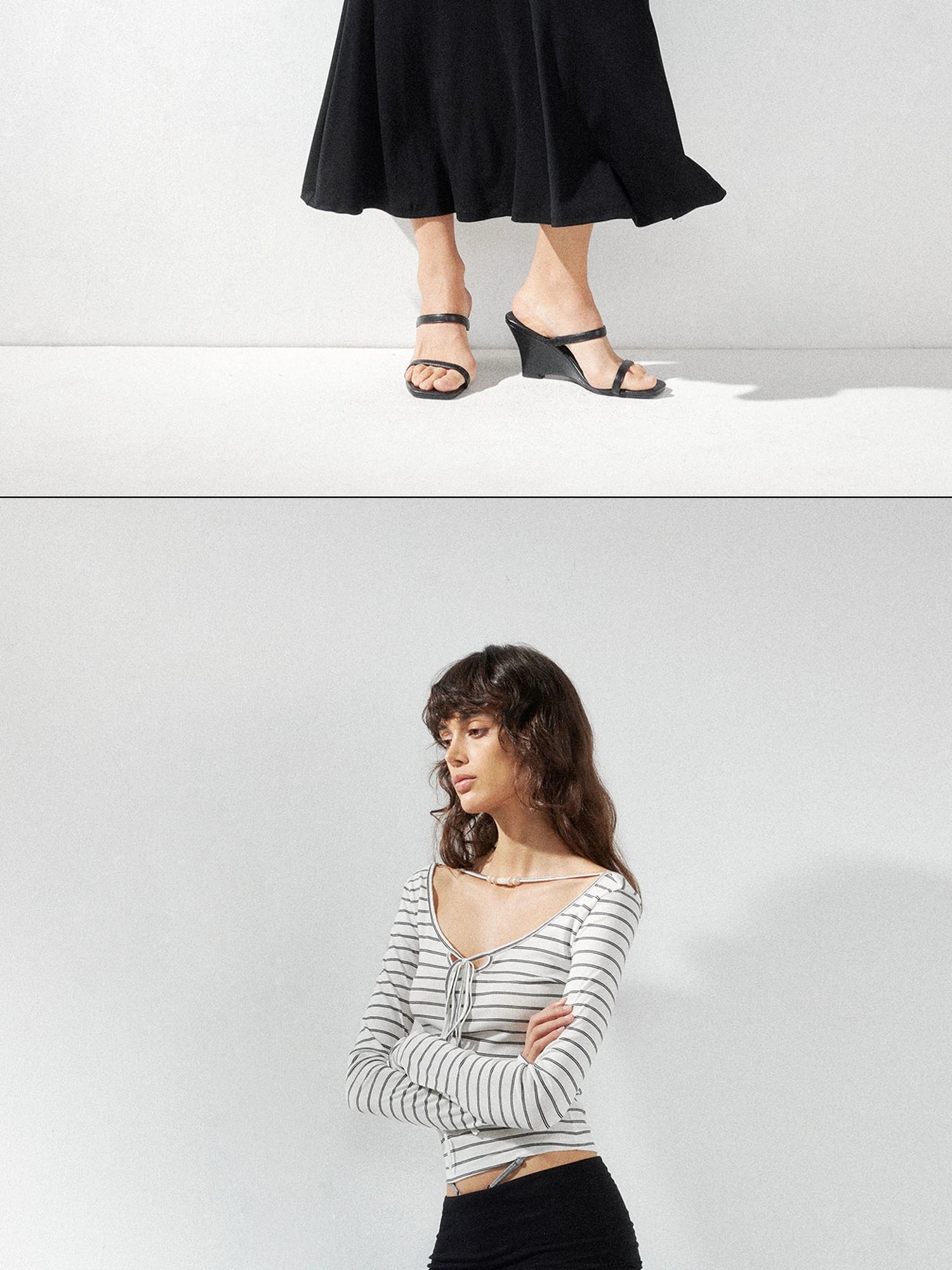 kvkv Low Waist Fishtail Skirt With Adjustable Waist