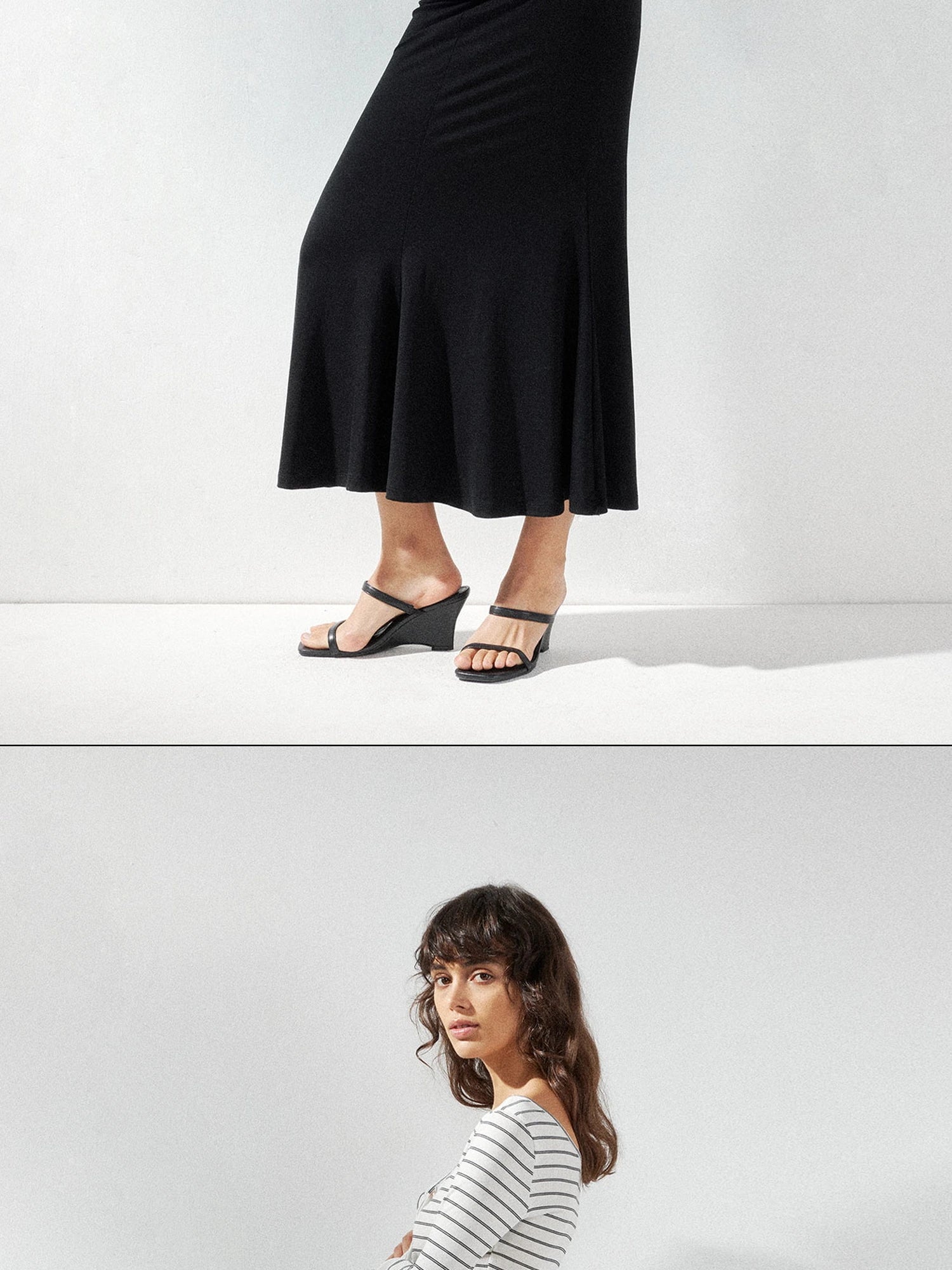 kvkv Low Waist Fishtail Skirt With Adjustable Waist