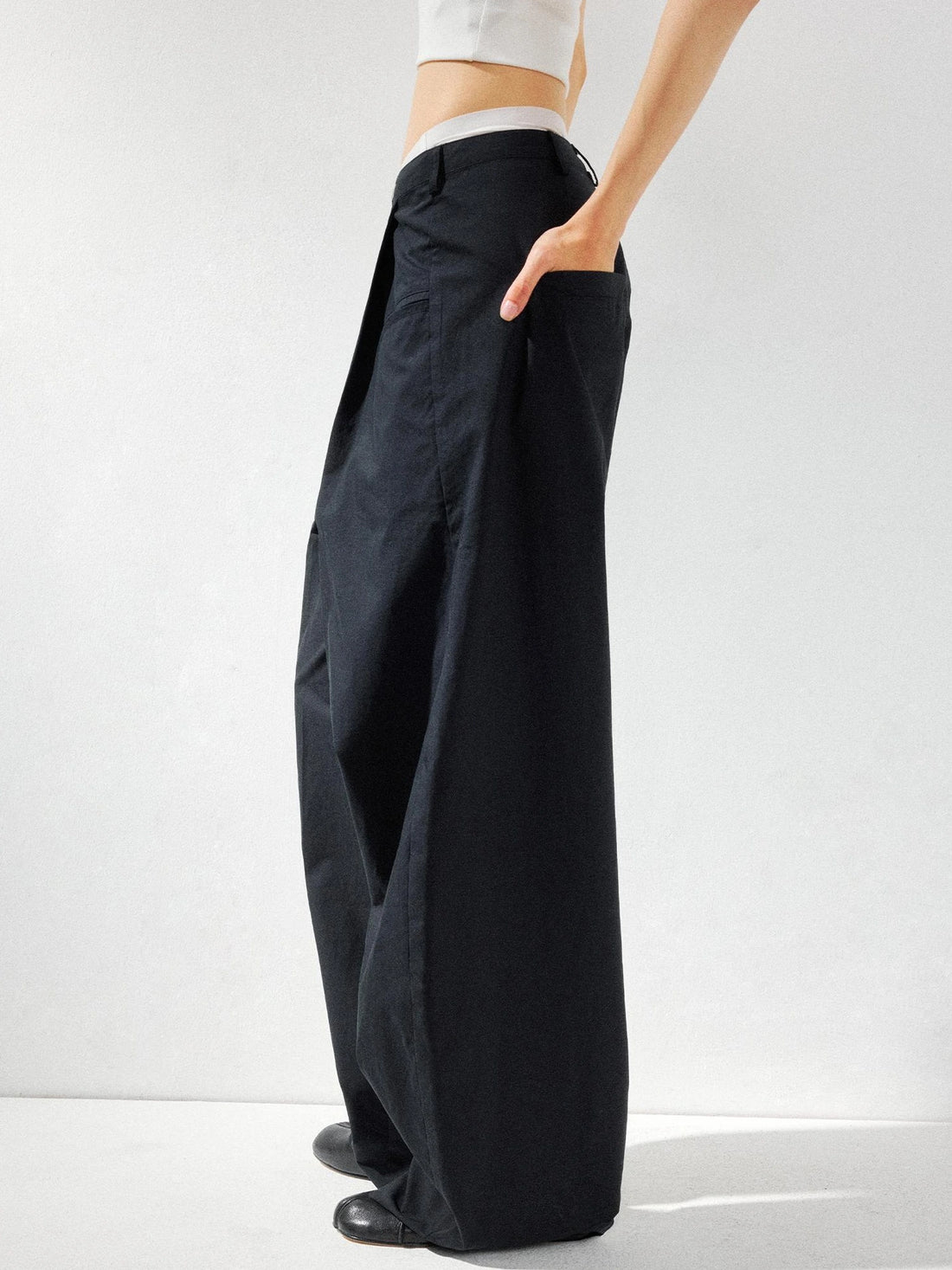 kvkv Low Waist Wide Leg Cargo Pants