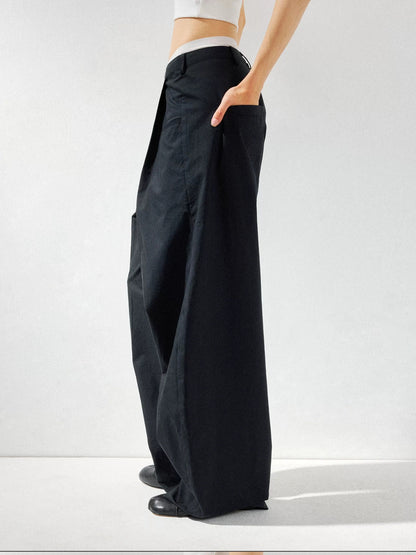 kvkv Low Waist Wide Leg Cargo Pants