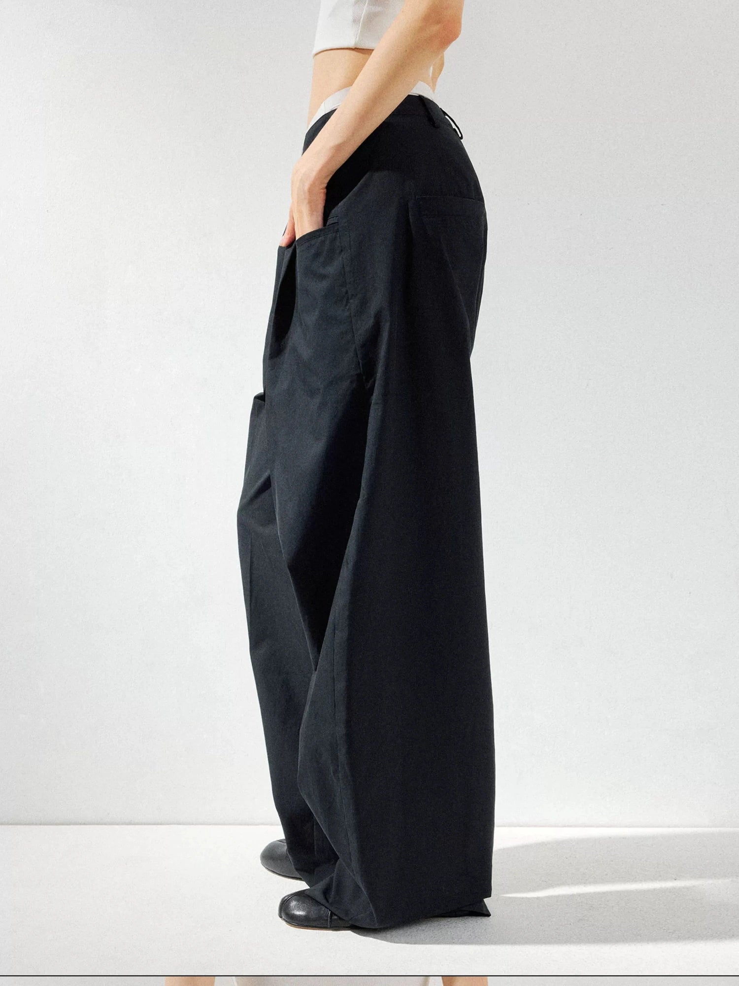 kvkv Low Waist Wide Leg Cargo Pants