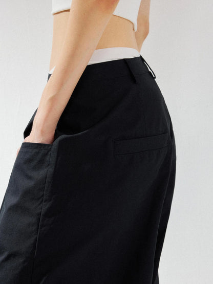 kvkv Low Waist Wide Leg Cargo Pants