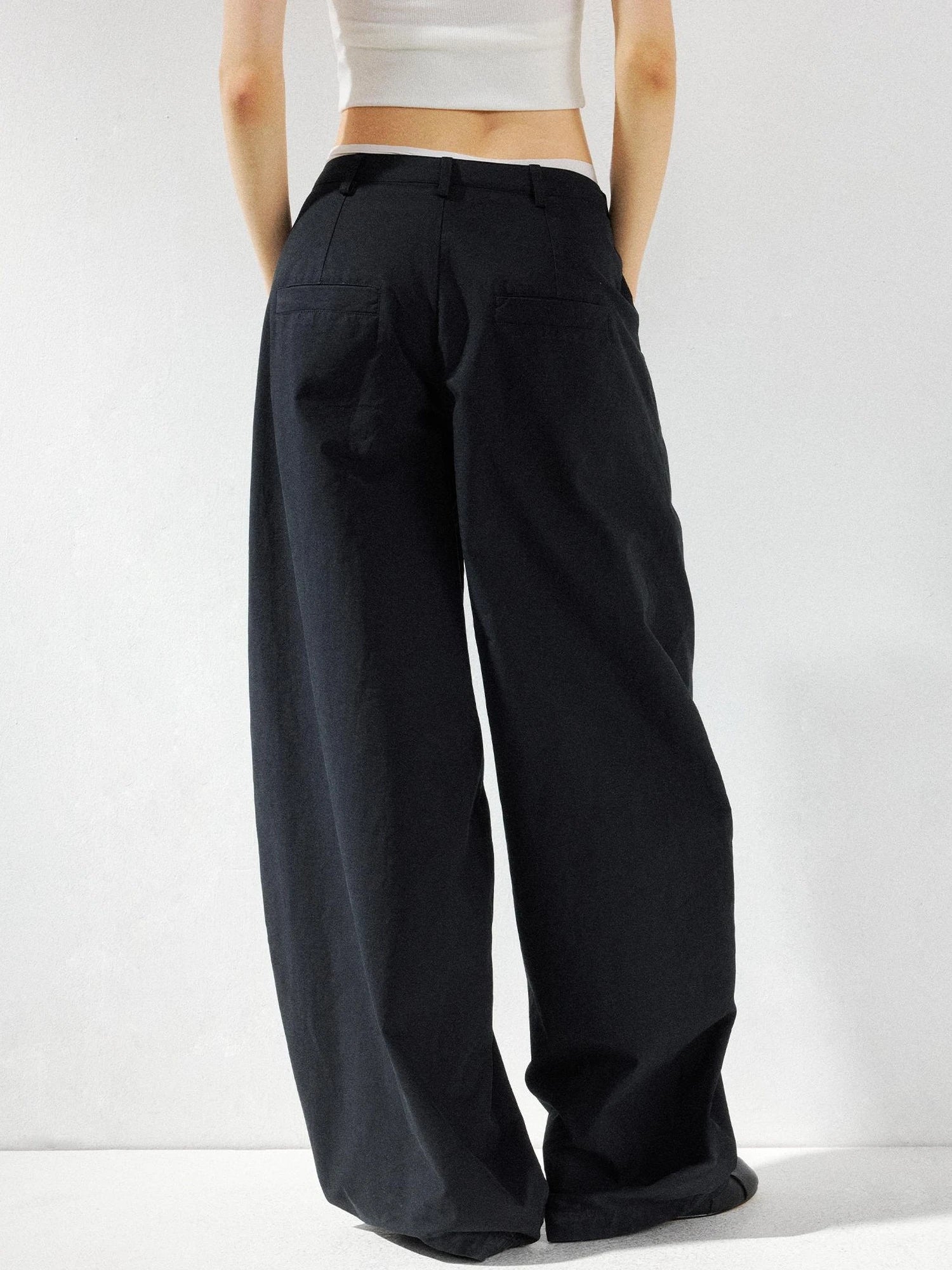 kvkv Low Waist Wide Leg Cargo Pants