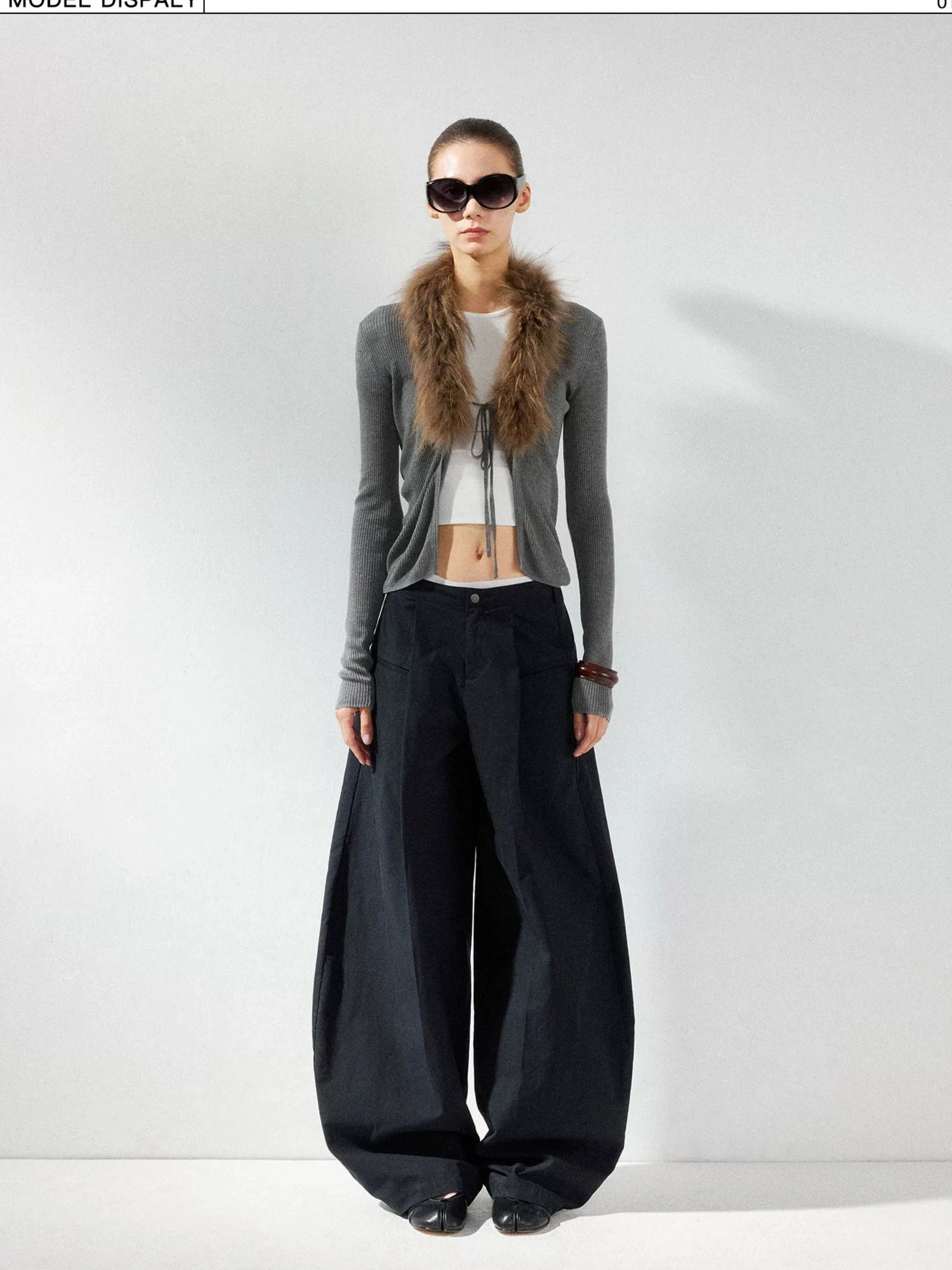 kvkv Low Waist Wide Leg Cargo Pants