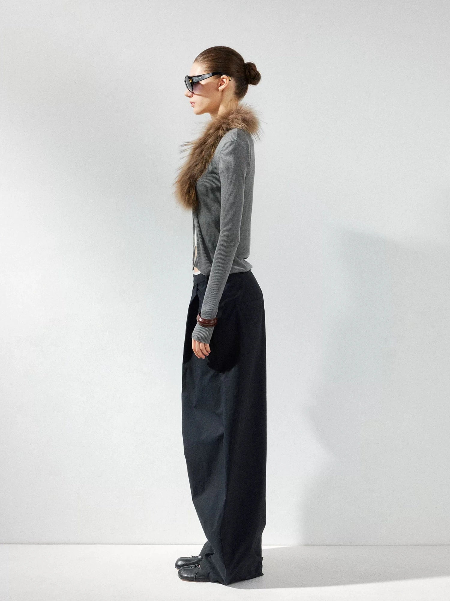 kvkv Low Waist Wide Leg Cargo Pants