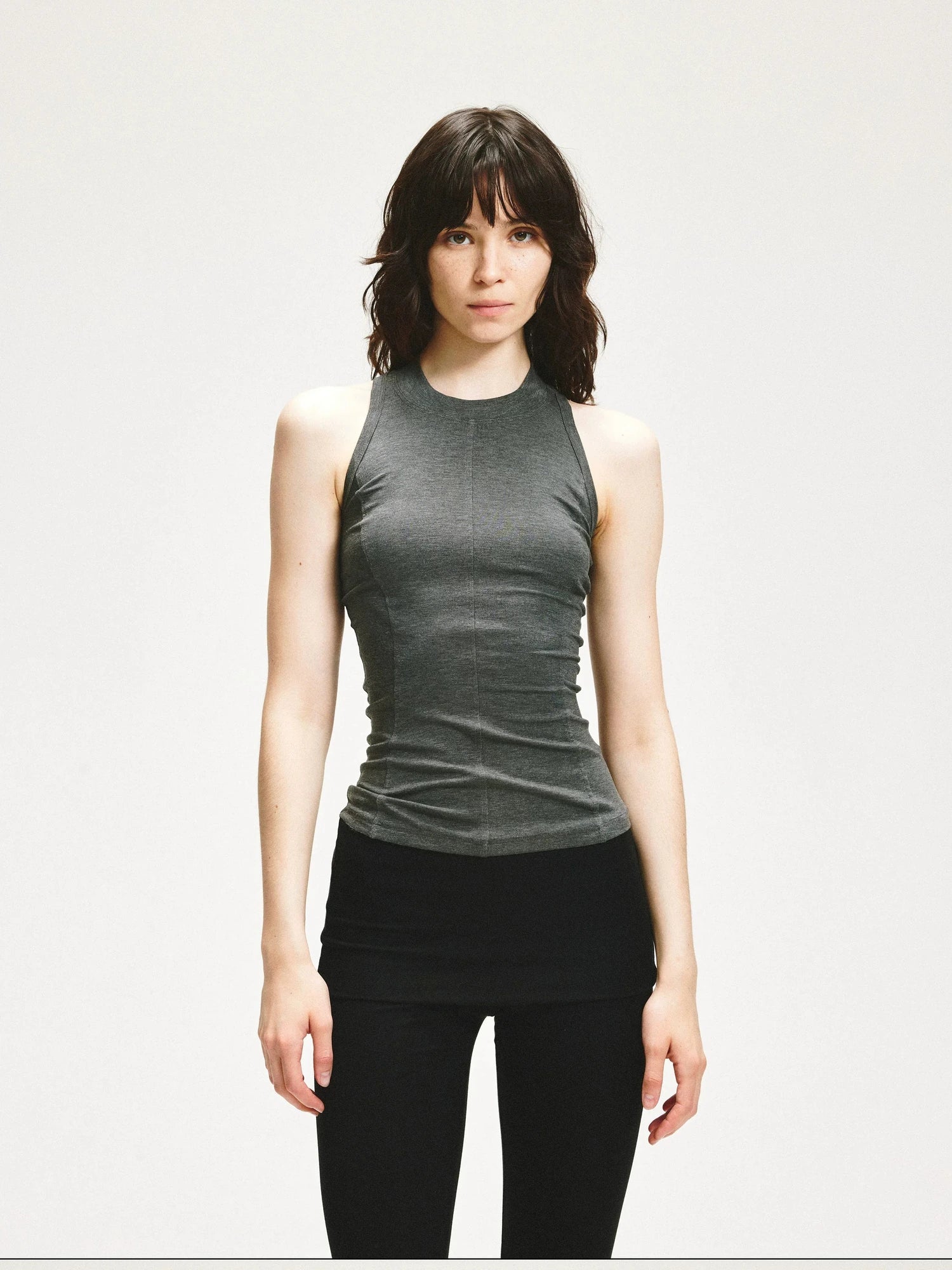 KVKV Yoga Clothing Brand - Lyocell Fit Tank Top With Structural Seams