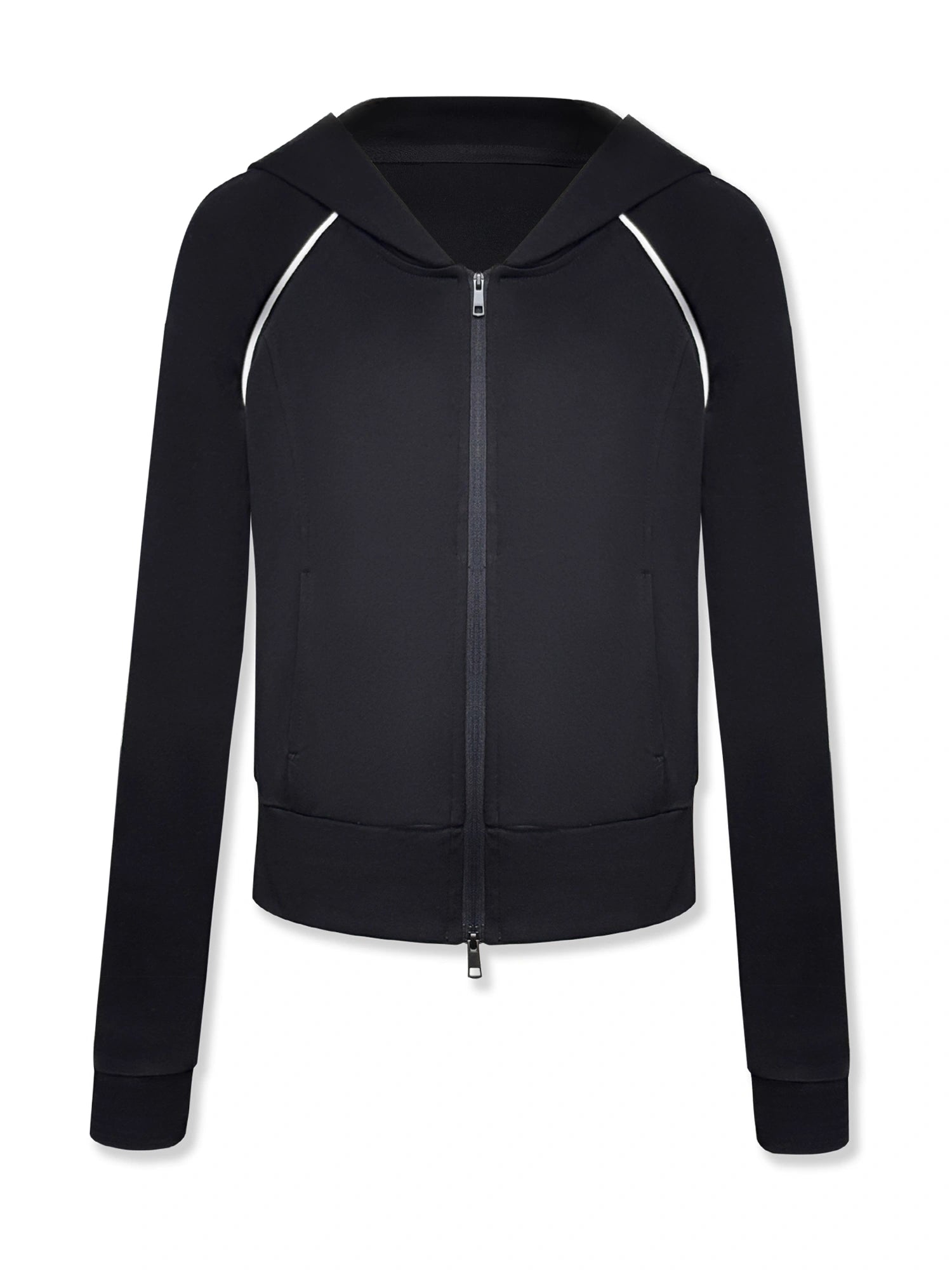 kvkv_Matte_Finish_Zip_Hoodie_With_Contrast_Trim_MISSTT