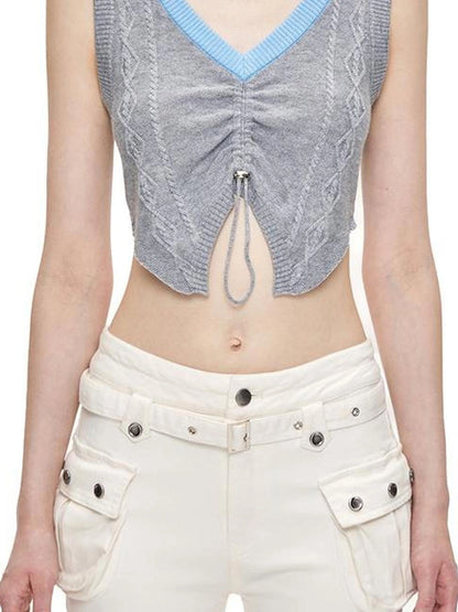 kvkv Merino Wool Knit Layering Vest