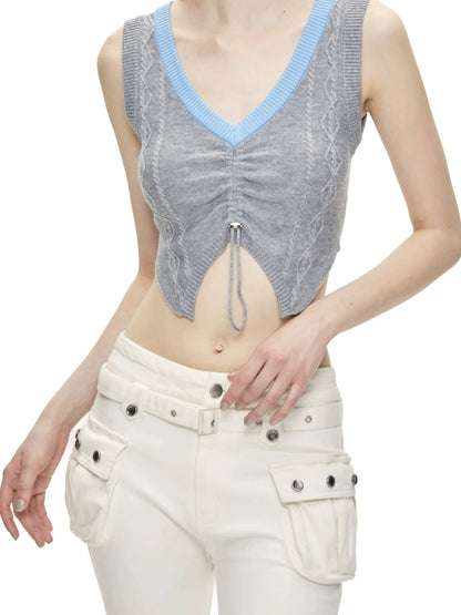 kvkv Merino Wool Knit Layering Vest