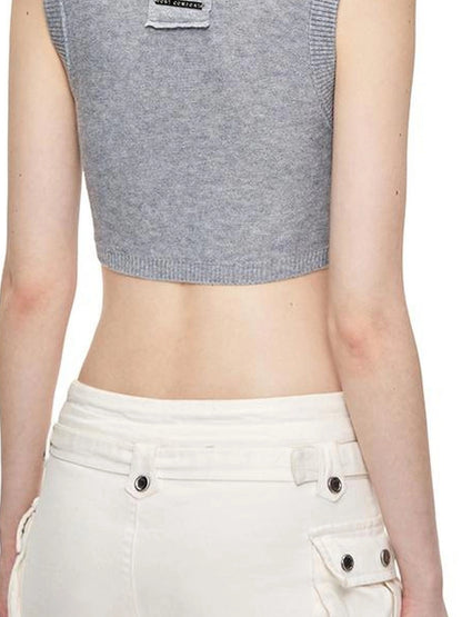 kvkv Merino Wool Knit Layering Vest