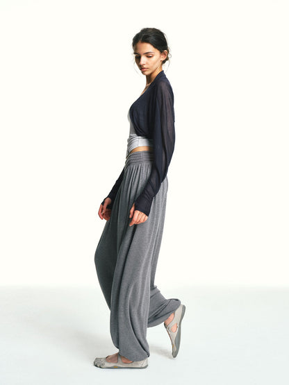 kvkv Micro Sheer Cropped Structured Bandeau Yoga Women&