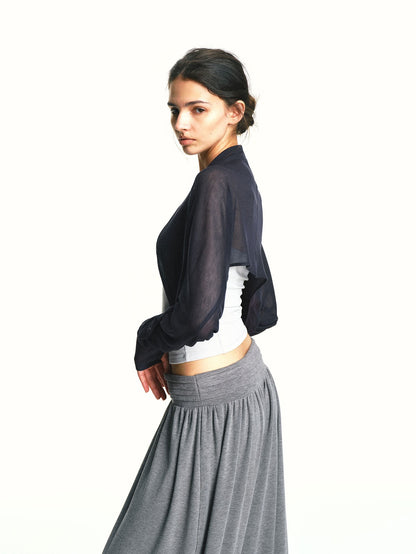 kvkv Micro Sheer Cropped Structured Bandeau Yoga Women&