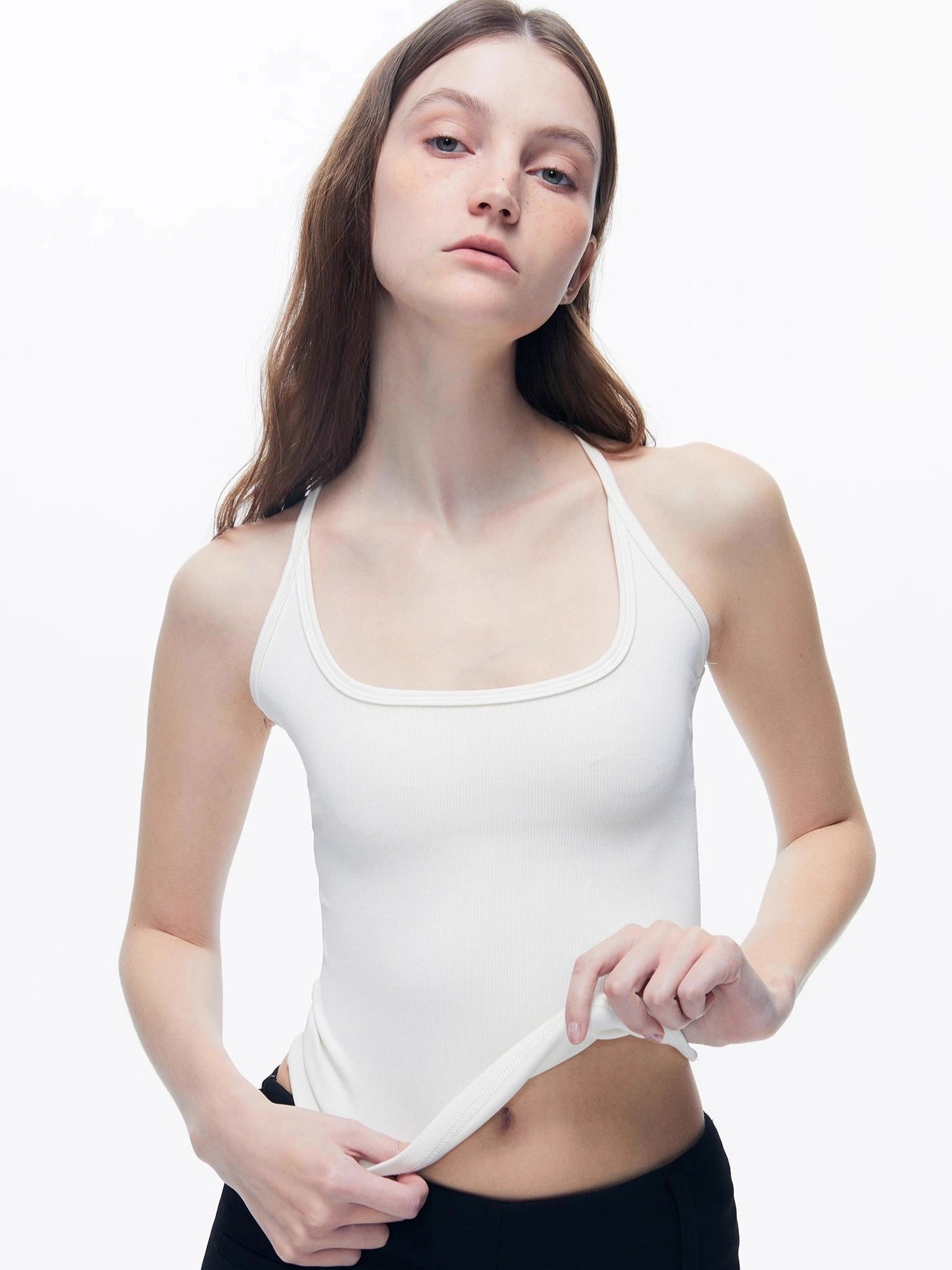 kvkv Micromodal U Neck Slim Fit Tank Top