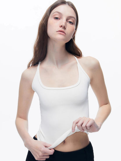 kvkv Micromodal U Neck Slim Fit Tank Top