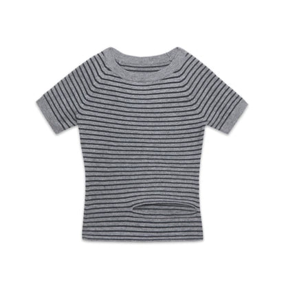 kvkv_Modal_Wool_Blend_Striped_Knit_Short_Sleeve_V-neck_T-shirt_Long_Sleeve_MISSTT