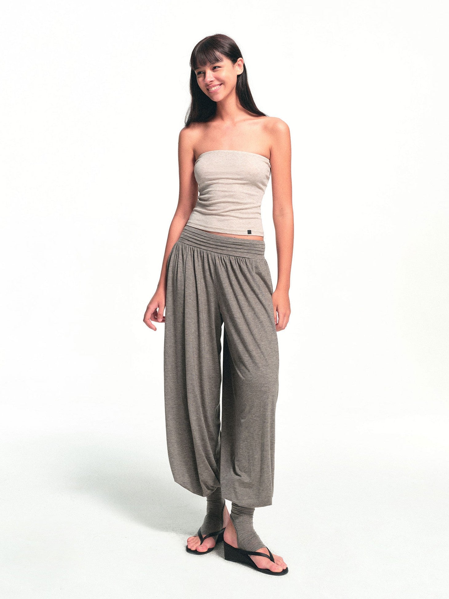 kvkv Oatmeal Sheer Cropped Cover Up Sporty Women&