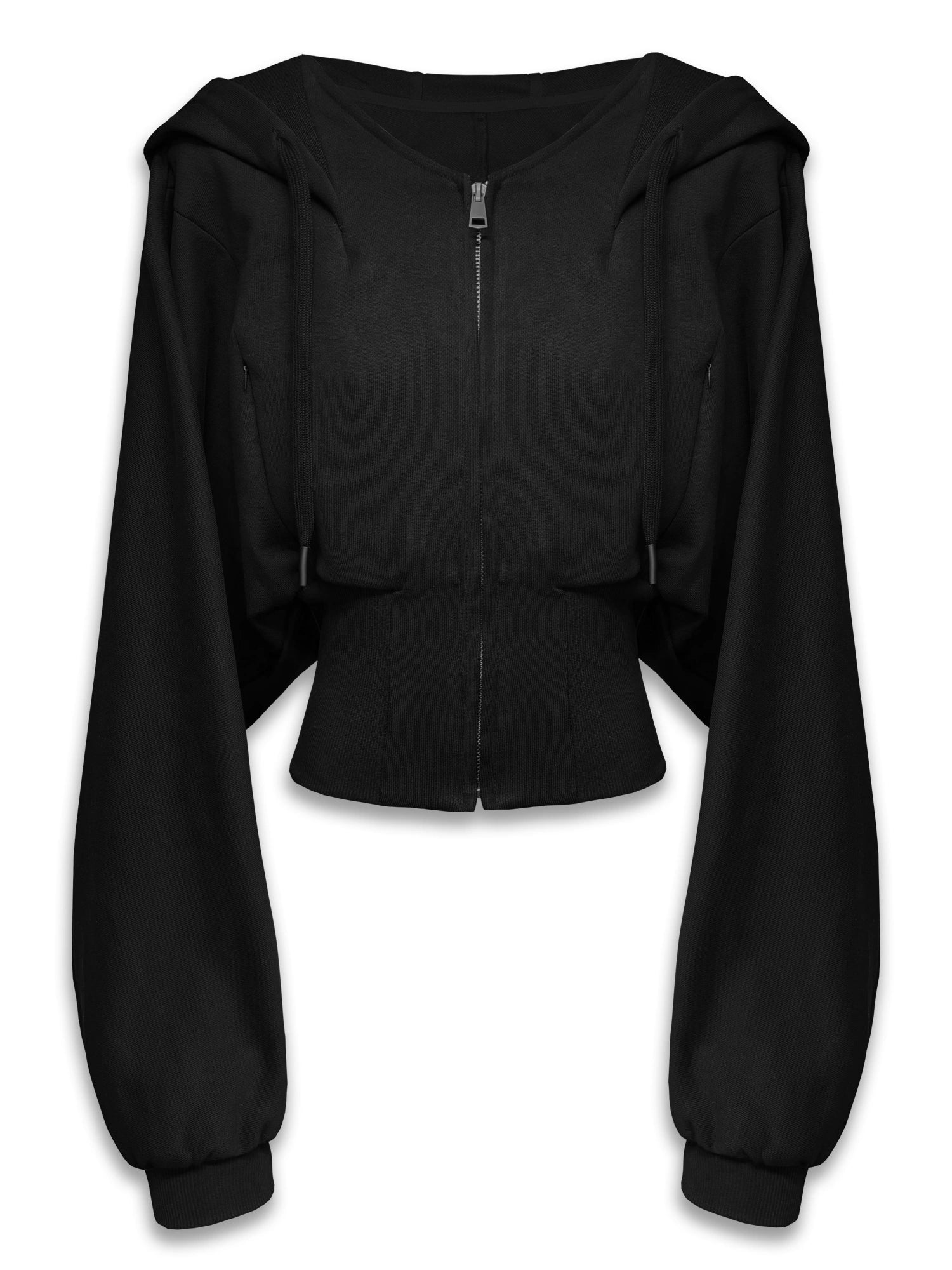 kvkv_Oversized_Black_Ribbed_Zip_Up_Hoodie_MISSTT