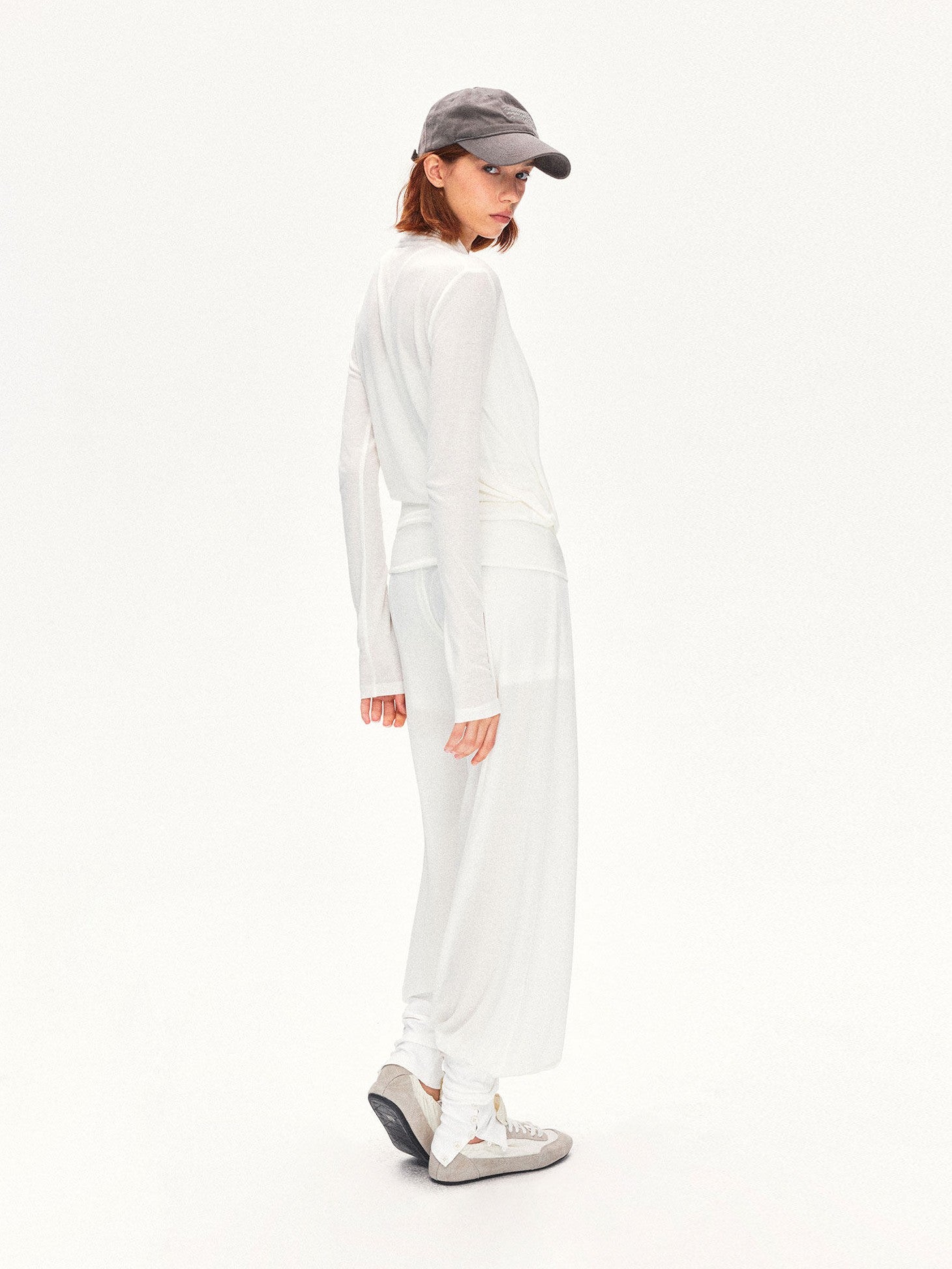 kvkv Pleated Crossover Draped V-neck Women&