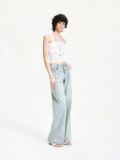 kvkv Pleated Stretch Modal Tube Top