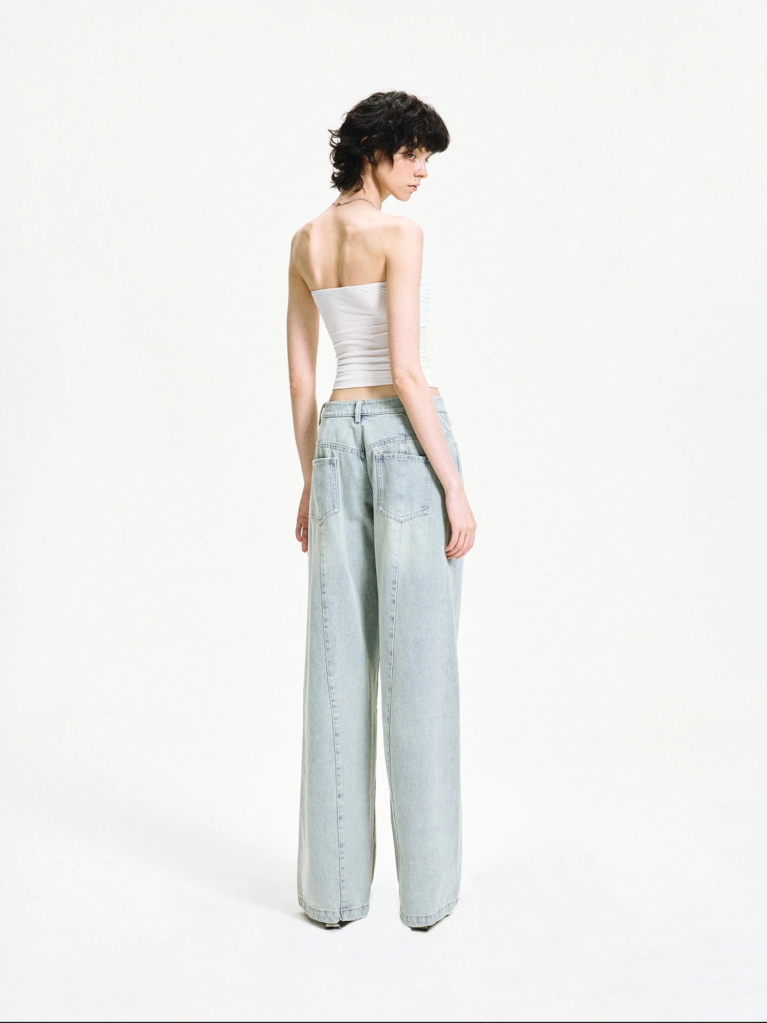 kvkv Pleated Stretch Modal Tube Top