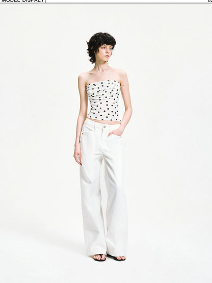 kvkv Pleated Stretch Modal Tube Top