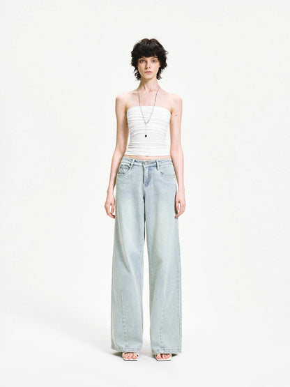 kvkv Pleated Stretch Modal Tube Top