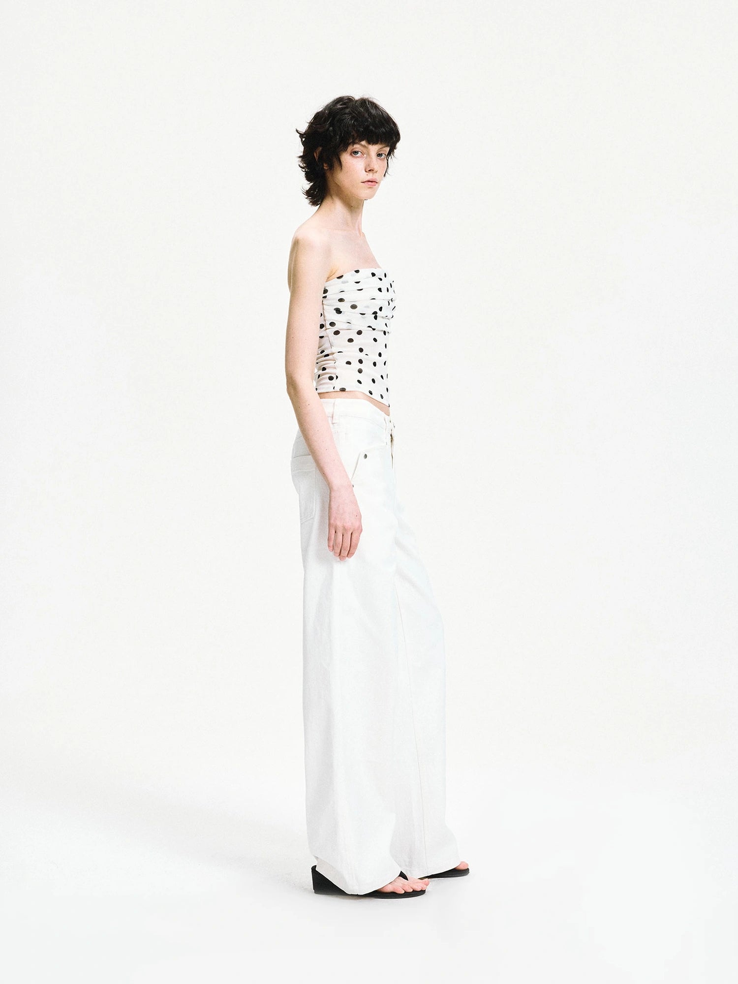 kvkv Pleated Stretch Modal Tube Top