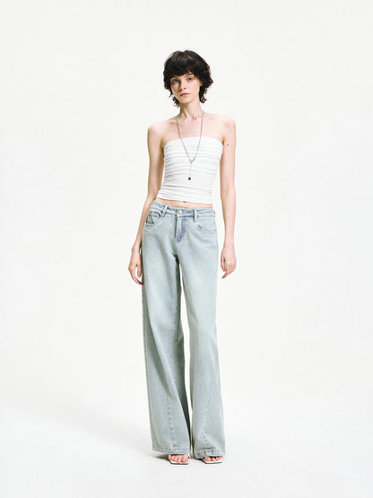 kvkv Pleated Stretch Modal Tube Top