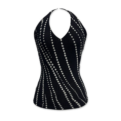 kvkv_Polka_Dot_Backless_Slim_Fit_Women&