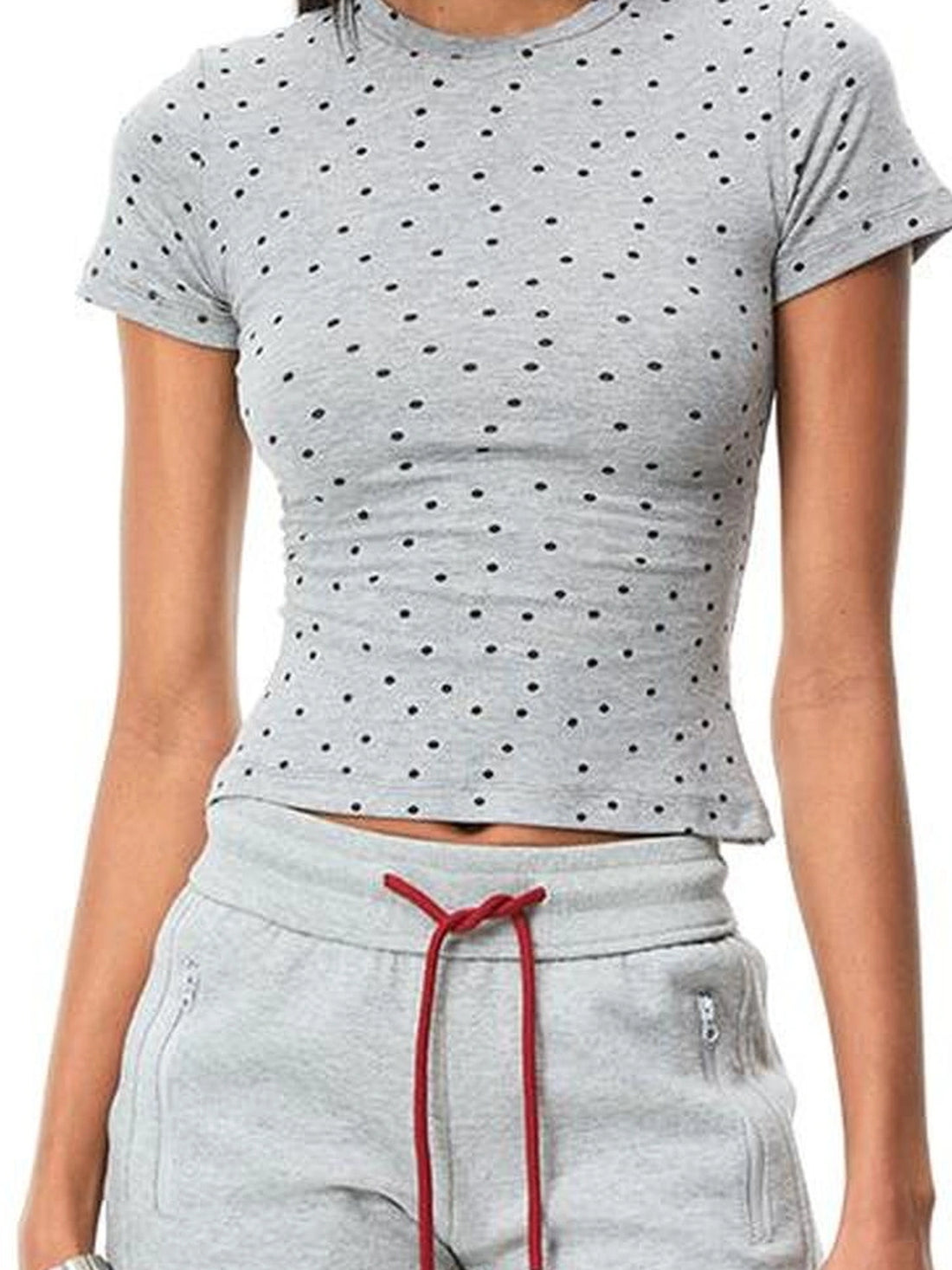 kvkv Polka Dot Short Sleeve Top