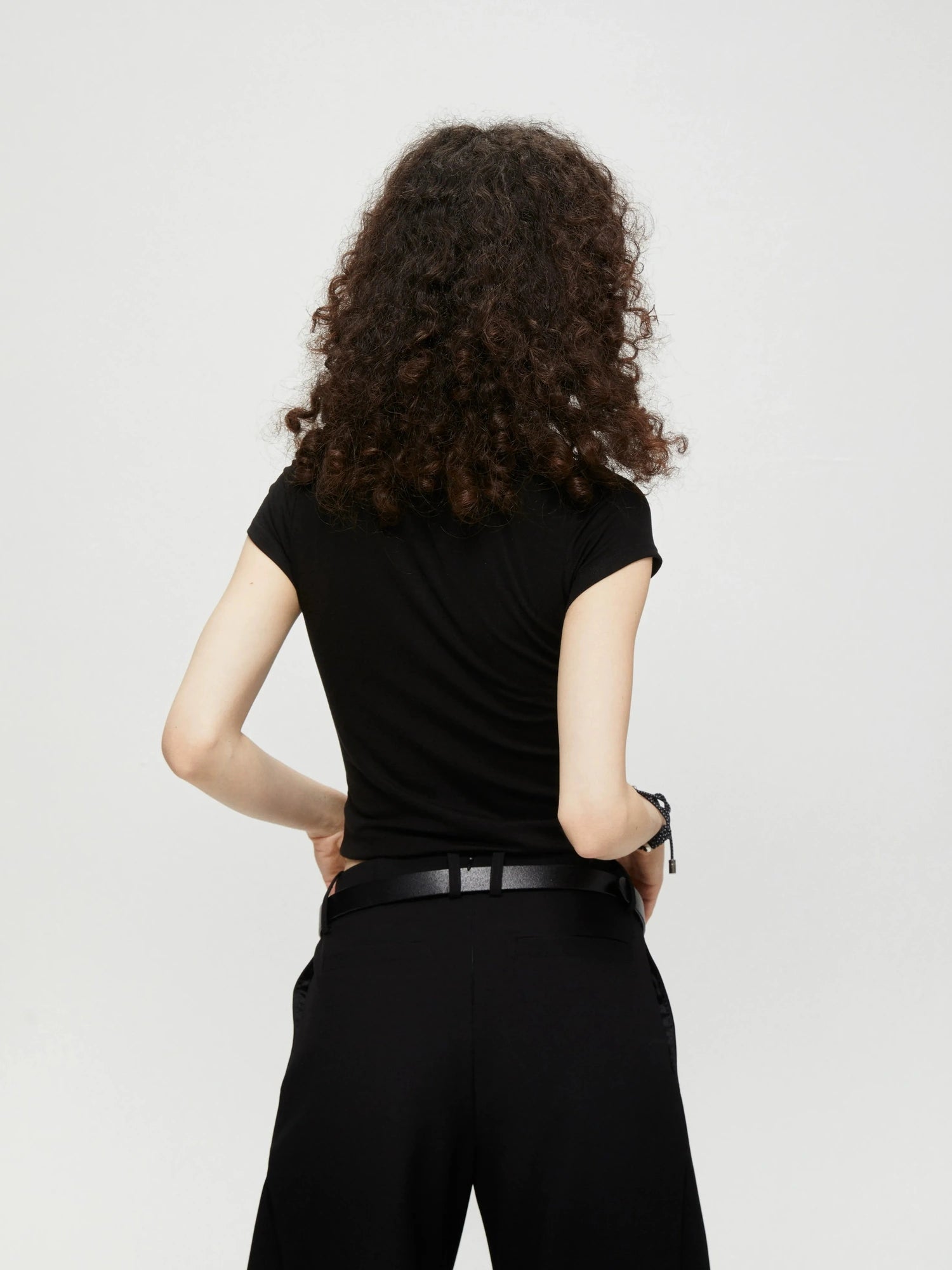 kvkv Rayon Short Sleeve Henley Top
