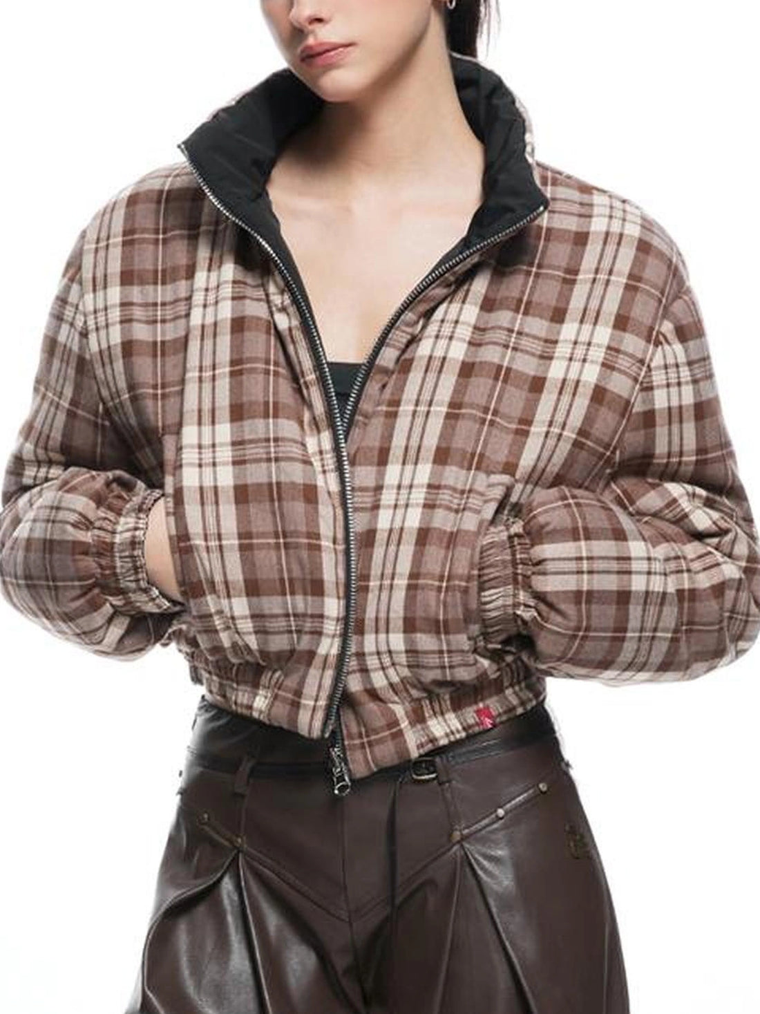 kvkv Retro Checked Cotton Coat