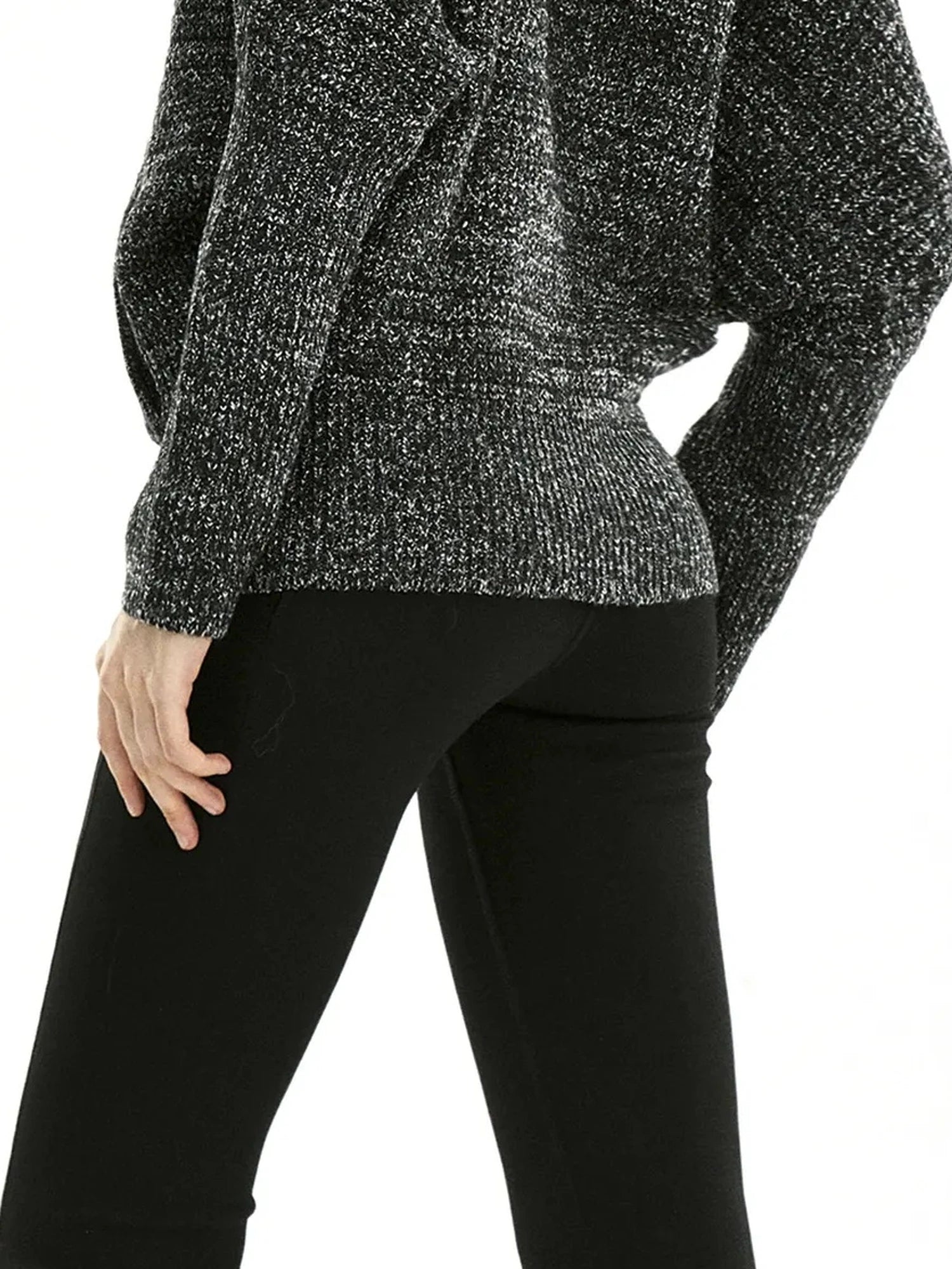 kvkv Retro Zip Hooded Cardigan In Grey Blend
