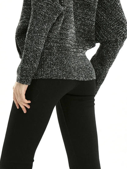 kvkv Retro Zip Hooded Cardigan In Grey Blend