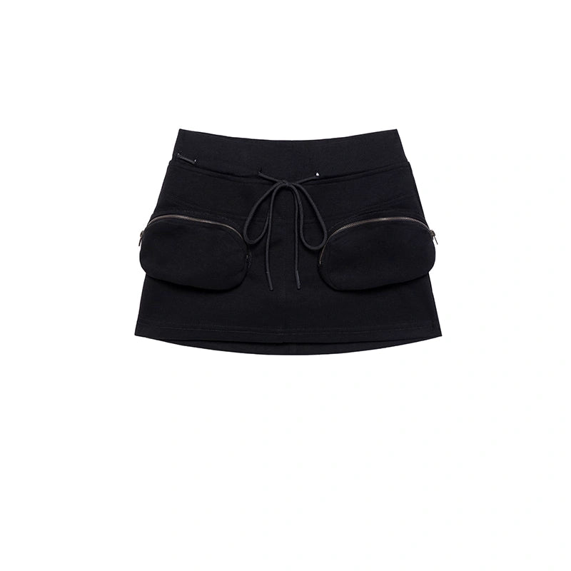 kvkv_Reversible_Drawstring_Wrap_Skort_V-neck_T-shirt_Long_Sleeve_MISSTT