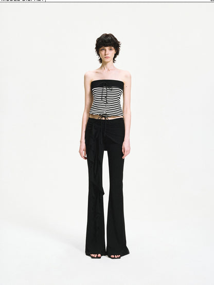 kvkv Reversible Striped Tube Top &amp; Wrap Skirt