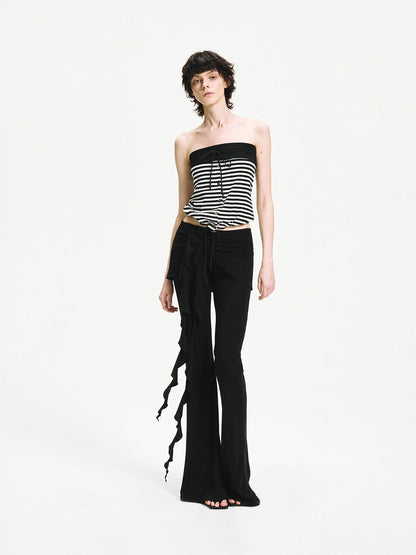 kvkv Reversible Striped Tube Top &amp; Wrap Skirt