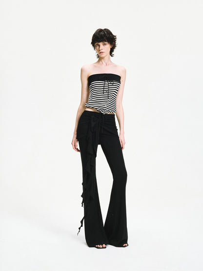 kvkv Reversible Striped Tube Top &amp; Wrap Skirt