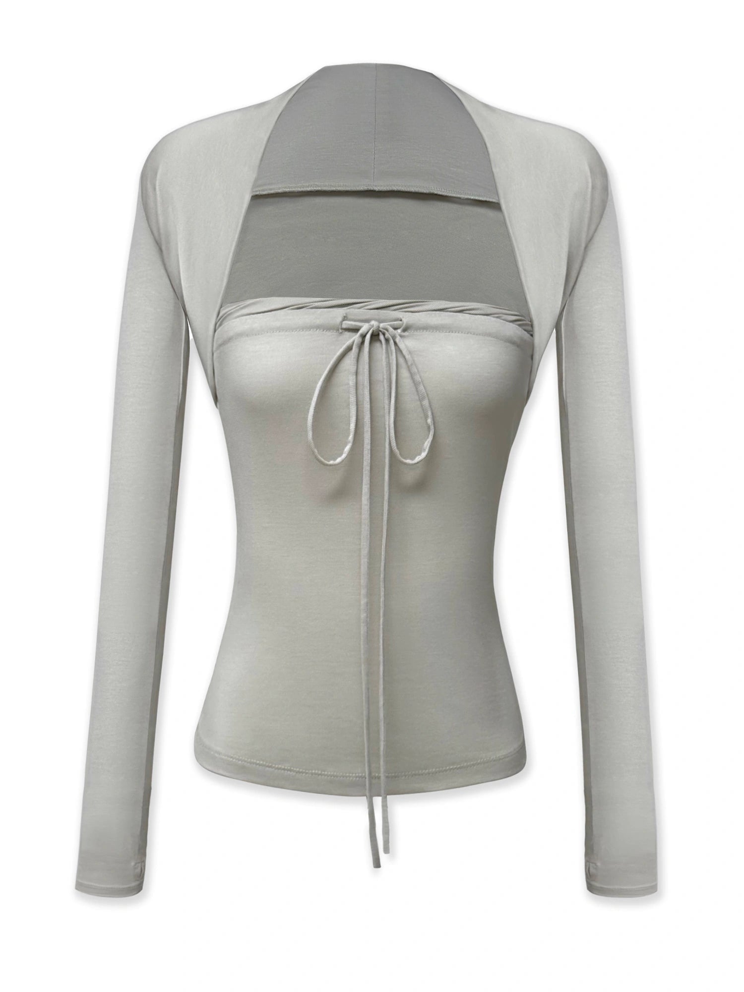 kvkv_Reversible_Twist_Knot_Crop_Top_Draped_Vest_Set_MISSTT