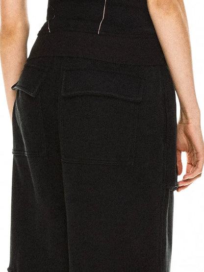 kvkv Ribbed Air Layer Zip Up Bustier Top