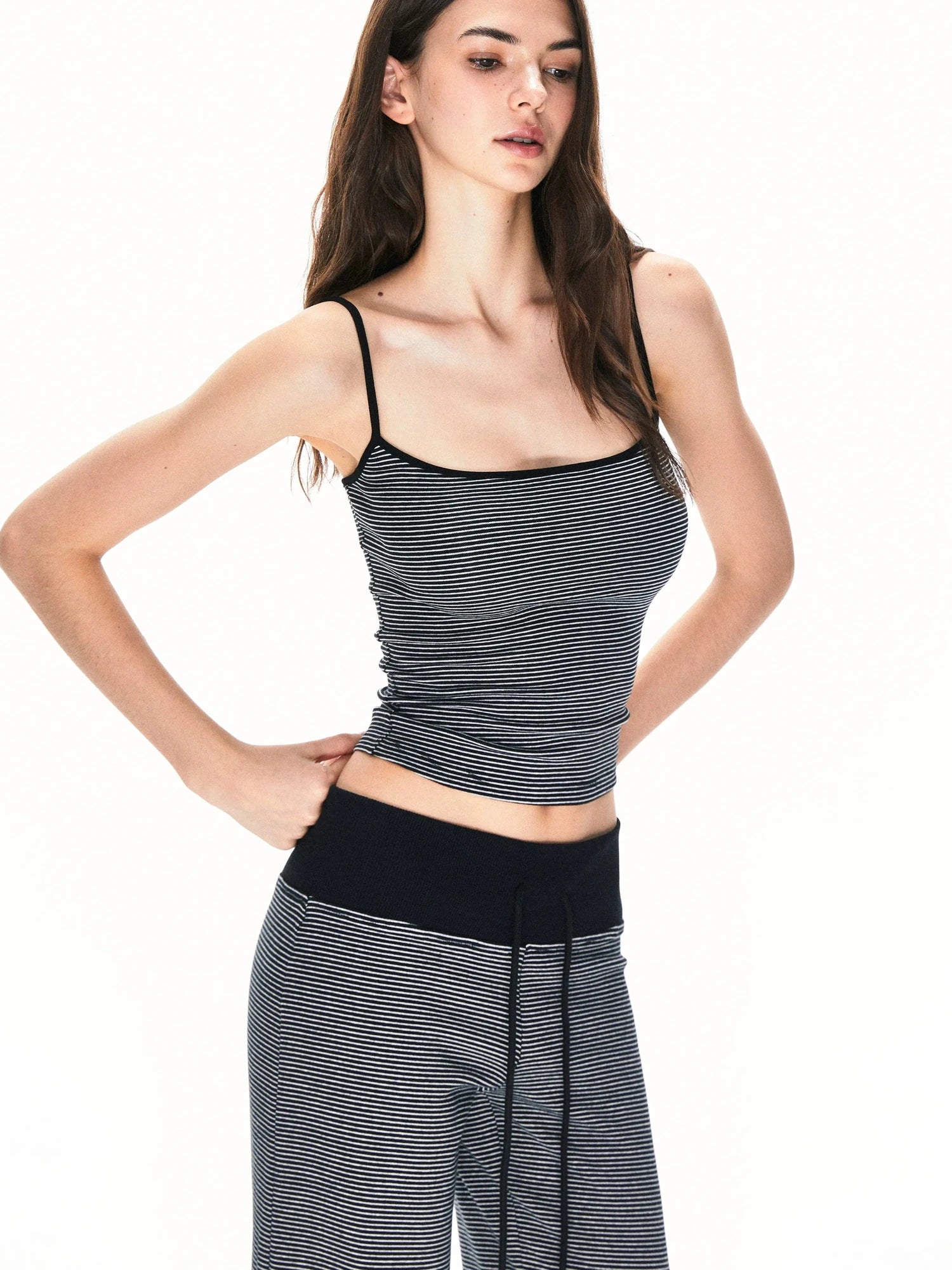 kvkv Ribbed Knit Yoga Tank Top