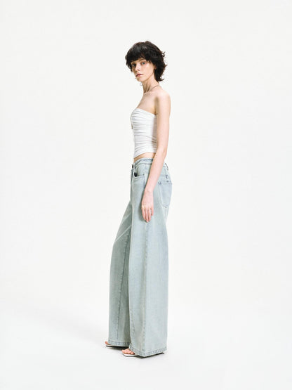 kvkv Ribbed Pleated Wrap Zipper Slim Women&