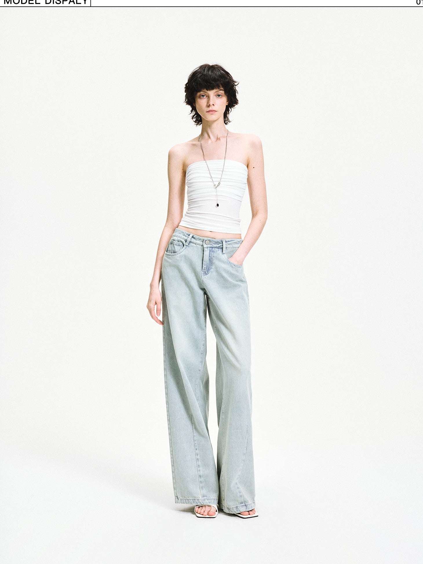 kvkv Ribbed Pleated Wrap Zipper Slim Women&