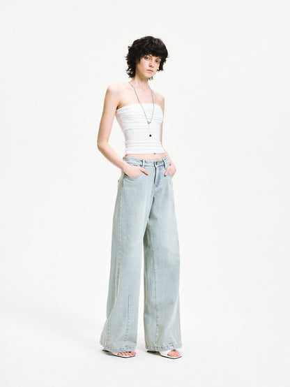 kvkv Ribbed Pleated Wrap Zipper Slim Women&