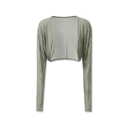 kvkv_Sheer_Cropped_Long_Sleeve_Lyocell_Tencel_Women&