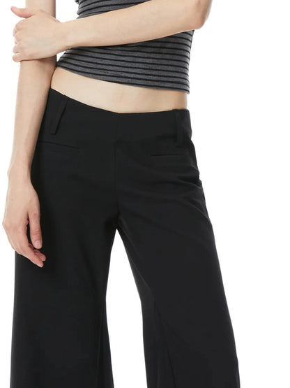 kvkv Single Shoulder Stripe Sleeveless Top