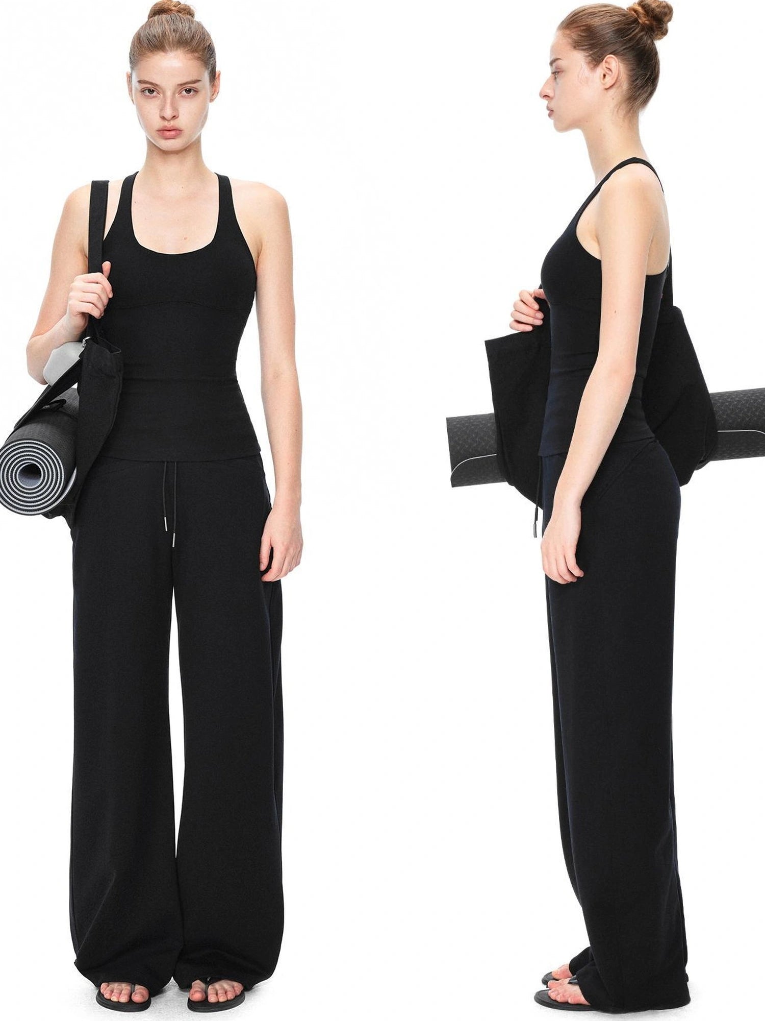 kvkv Sleek Strappy Yoga Tank With Removable Padding