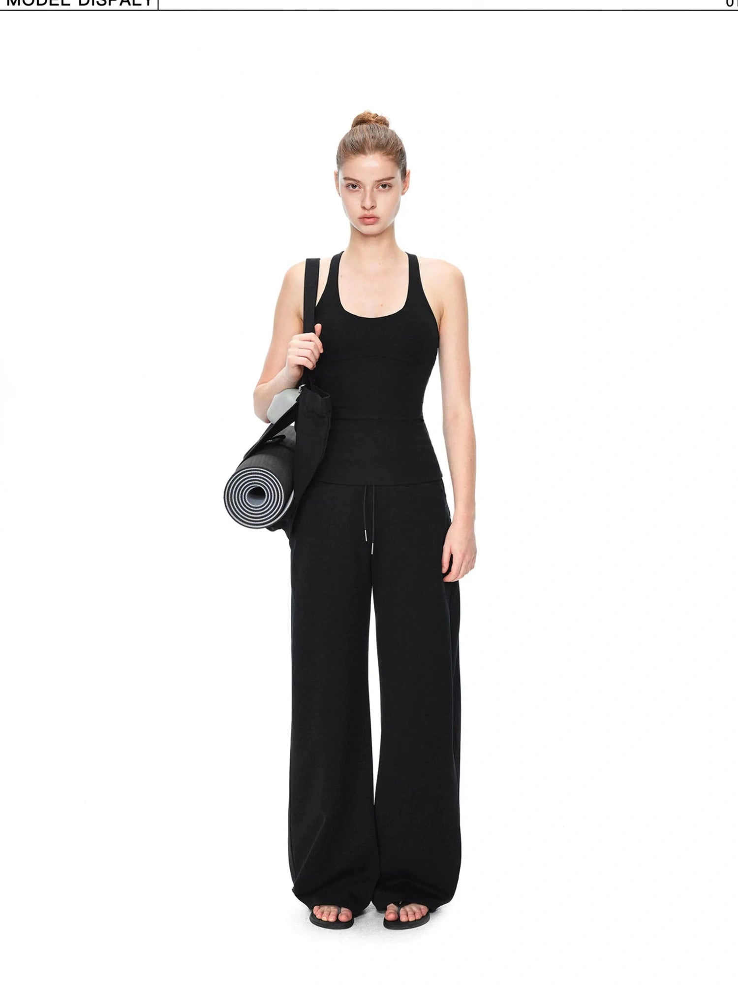 kvkv Sleek Strappy Yoga Tank With Removable Padding