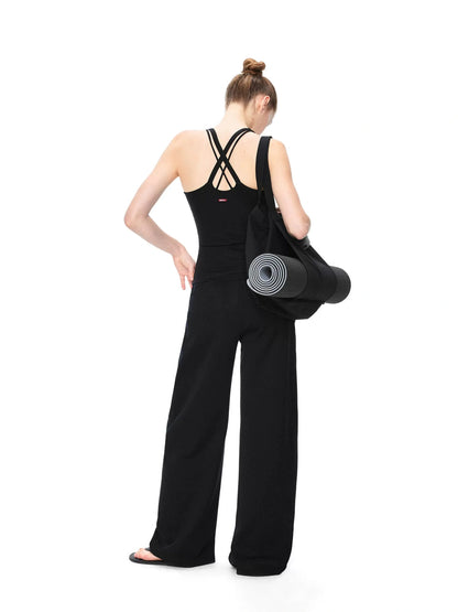 kvkv Sleek Strappy Yoga Tank With Removable Padding