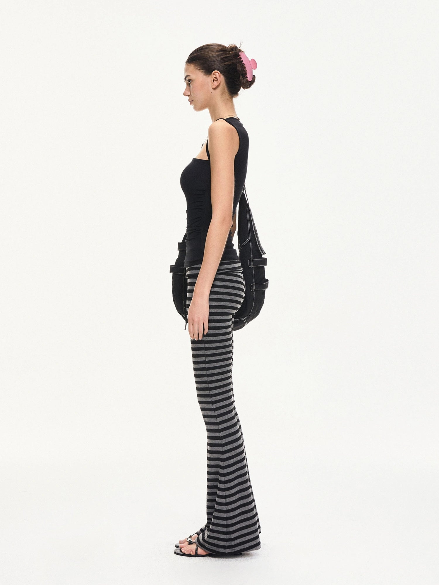 kvkv Sleeveless Square Neck Fitted Tank Top